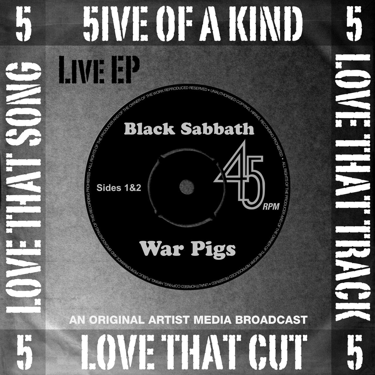 Black Sabbath - 5ive Of A Kind War Pigs (2025) CD