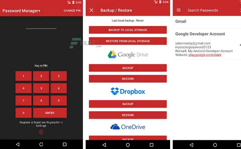Password Manager + Cloud Backup 3.1.3 (Android Digital Delivery 2025)
