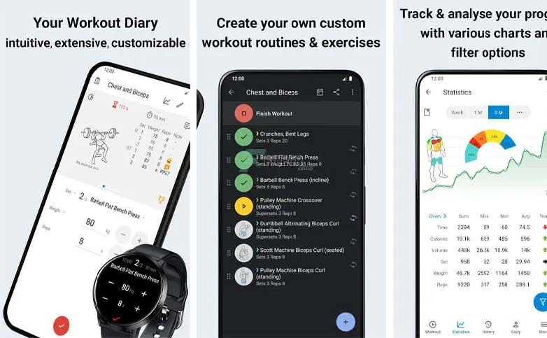 Workout Tracker & Gym Plan Log 12 (Android Digital Delivery 2025)